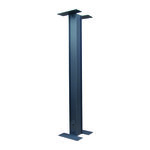 "LE GRIS"  poteau universel pour boîte aux lettres. Glissières pour lames décoratives Décolame