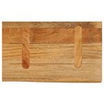 vidaXL Dessus de table à bord vivant 50x20x3 8 cm bois massif manguier