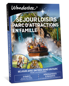 Coffret cadeau - WONDERBOX - Séjour loisirs parc d'attractions en famille