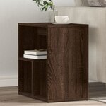 vidaXL Tables d'appoint 2 Pièces chêne marron 50x30x50 cm bois ingénierie