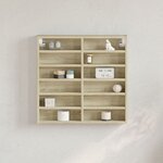 vidaXL Armoire à vitrine chêne sonoma 60x8 5x58 cm bois d'ingénierie