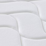 vidaXL Matelas à ressorts ensachés dureté moyenne 90x200 cm