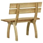 vidaXL Ensemble à manger de jardin 4 Pièces Bois de pin imprégné