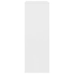 vidaXL Buffet avec 6 tiroirs Blanc 50x34x96 cm Bois d'ingénierie
