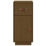 vidaXL Buffet Marron miel 34x40x75 cm Bois massif de pin