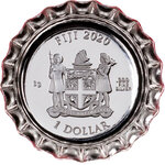 Pièce de monnaie en Argent 1 Dollar g 6 Millésime 2020 Coca Cola Cap COCA COLA