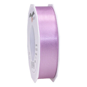 Satin double face 25-m-rouleau 25 mm lilas