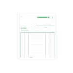 Manifold Commandes 21x18cm 50 Feuillets Tripli Autocopiants - Motif  - X 5 - Exacompta