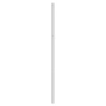 vidaXL Tête de lit métal blanc 100 cm