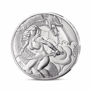 DC COMICS Monnaie de 10€ Argent WONDER WOMAN LA GUERRIÈRE E