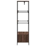 vidaXL Armoire chêne marron 90x50x180 cm bois d'ingénierie