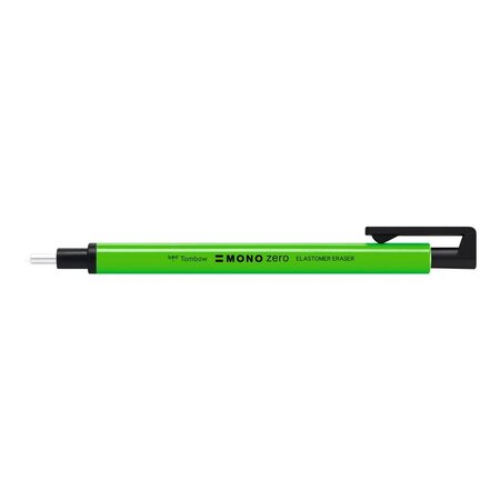 Stylo gomme mono zero pointe ronde 2 3 mm néon vert tombow