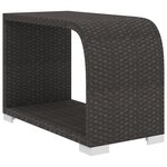 vidaXL Salon de jardin 11 Pièces avec coussins résine tressée noir