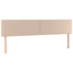 vidaXL Têtes de lit 2 Pièces Cappuccino 90x5x78/88 cm Similicuir