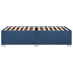 vidaXL Cadre de lit Bleu 100 x 200 cm Tissu