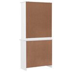 vidaXL Buffet ALTA blanc 77x35x165 cm bois massif de pin
