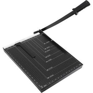 ACROPAQ Massicot A3 B4 A4 B5 A5 B6- Coupe Papier 8 feuilles à la fois- Guillotine 2 barres d'acier- Règle magnétique amovible