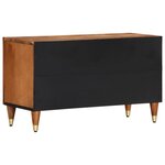 vidaXL Meuble TV 80x33x46 cm bois massif de manguier
