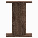 vidaXL Supports pour plantes 2 Pièces chêne marron bois d'ingénierie
