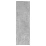 vidaXL Supports pour plantes 2 Pièces gris béton bois d'ingénierie