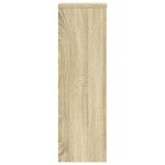 vidaXL Supports pour plantes 2 Pièces chêne sonoma bois d'ingénierie