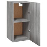 vidaXL Meubles TV 2 Pièces Sonoma gris 30 5x30x60 cm Bois d'ingénierie