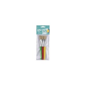 Pinceaux Jumbo en plastique 1 6 cm 3 unités