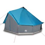 vidaXL Tente familiale tipi 12 personnes bleu imperméable