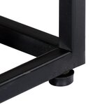 vidaXL Meuble TV 120 x 30 x 40 cm Bois de récupération massif et acier