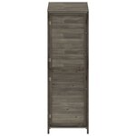 vidaXL Remise de jardin Anthracite 55x52x174 5 cm Bois de sapin solide