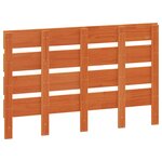 vidaXL Tête de lit cire marron 120 cm bois massif de pin