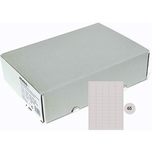 Étiquettes universelles 38 1 x 21 2 mm blanc KORES