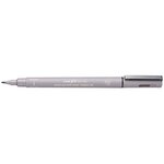 Feutre technique pin 000200br gc pointe brush gris clair uni-ball