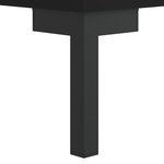 vidaXL Meuble TV noir 150x30x44 5 cm bois d'ingénierie