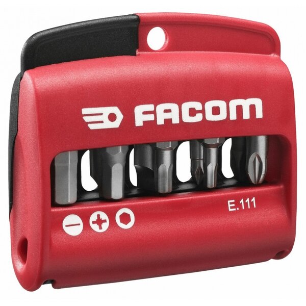 Jeu mixte de 10 Embouts vissage 14 Facom série 1  25mm  porte Embout N 2 E111