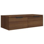 vidaXL Armoires murales 2Pièces Chêne marron 68x30x20cm Bois d'ingénierie
