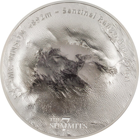 Pièce de monnaie en Argent 25 Dollars g 155.5 (5 oz) Millésime 2022 7 Summits MT VINSON