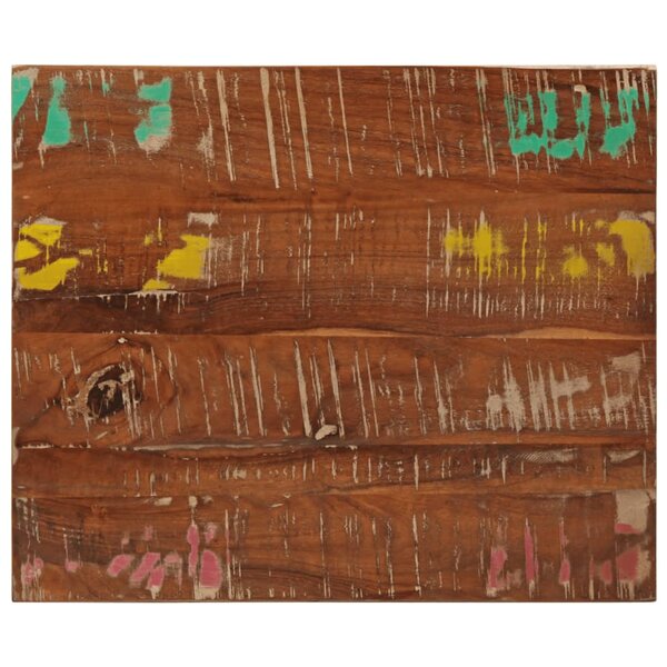 vidaXL Dessus de table 60x50x3 8 cm rectangulaire bois massif récupéré