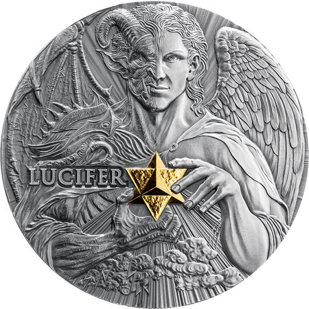 Pièce de monnaie en Argent 2000 Francs g 62.2 (2 oz) Millésime 2023 Dual Essence LUCIFER MORNING STAR