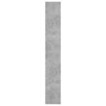 vidaXL Bibliothèque/Séparateur de pièce Gris béton 60x30x198 cm