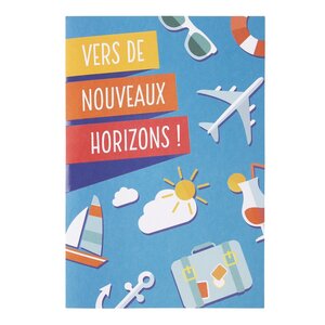 Carte musicale départ vers de nouveaux horizons - draeger paris