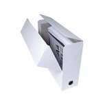 Boite Transfert Dos 90mm Iderama - Blanc - X 5 - Exacompta