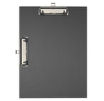 Porte-bloc Double Clip Papier Enduit - Format 23x32cm Pour A4 - Noir - X 10 - Exacompta