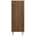 vidaXL Buffet Chêne marron 34 5x32 5x90 cm Bois d'ingénierie