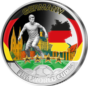 Monnaie GERMANY FIFA World Cup Champions Metal 50 Cents Solomon Islands 2026