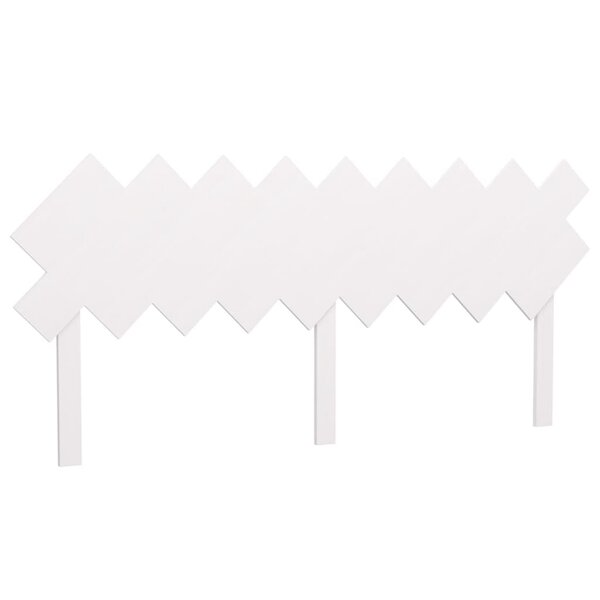 vidaXL Tête de lit Blanc 178x3x80 5 cm Bois massif de pin
