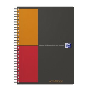 Cahier 'ACTIVEBOOK' B5 quadrillé 80 feuilles 90g OXFORD