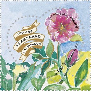 Timbre coeur - Fragonard - Lettre verte - 20g