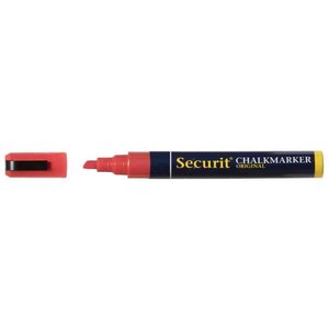Marqueur Craie ORIGINAL MEDIUM Pointe Biseau 2 - 6 mm Rouge SECURIT