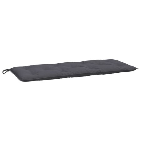 vidaXL Coussin de banc de jardin anthracite 120x50x7 cm tissu oxford